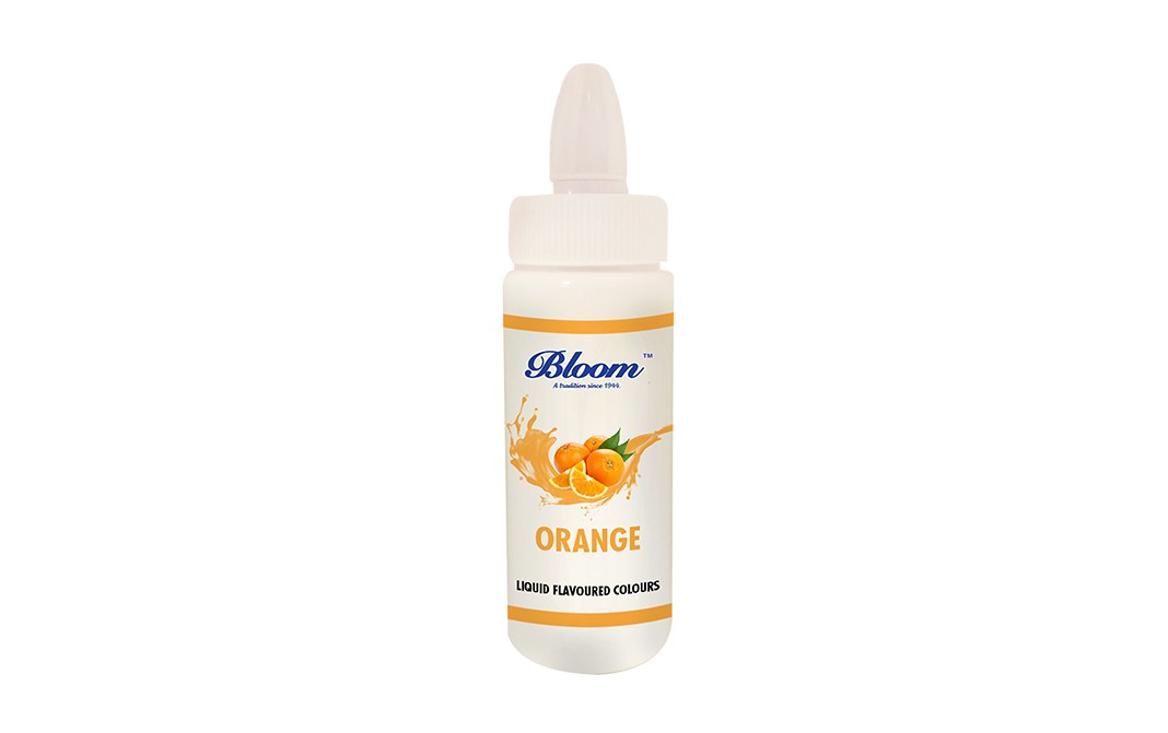 Bloom Orange Liquid Flavoured Colours   Plastic Bottle  30 millilitre